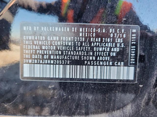 2017 VOLKSWAGEN JETTA S #3284718988