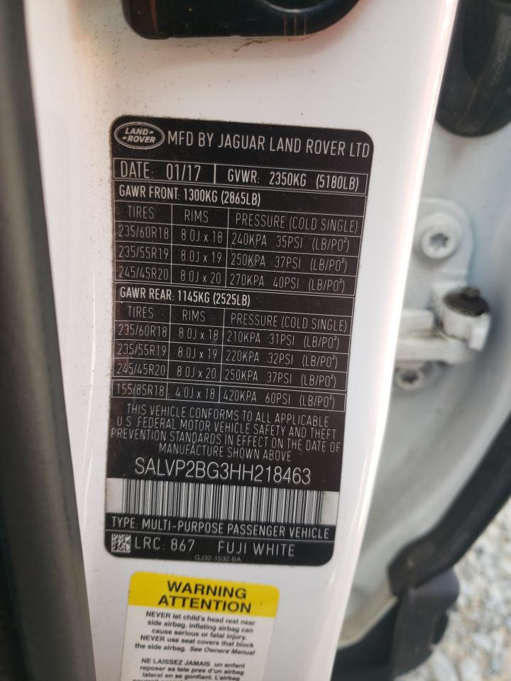 LAND ROVER RANGE ROVER SE