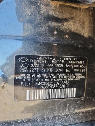 2020 HYUNDAI IONIQ BLUE #3280325959