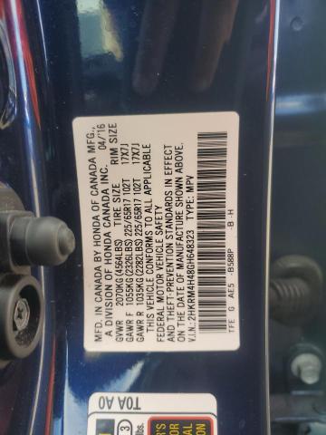 2016 HONDA CR-V SE #3308323179