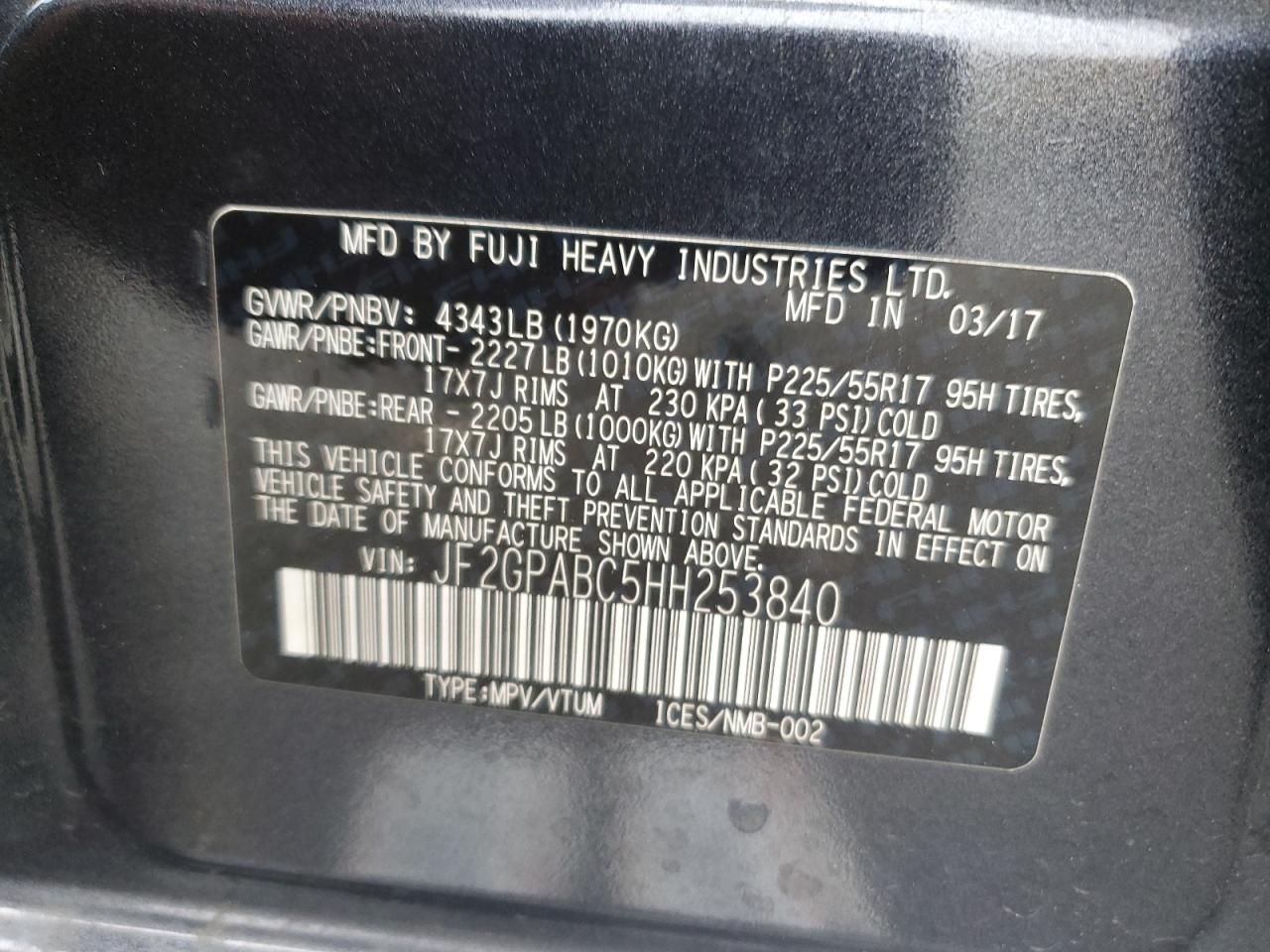 SUBARU CROSSTREK PREMIUM