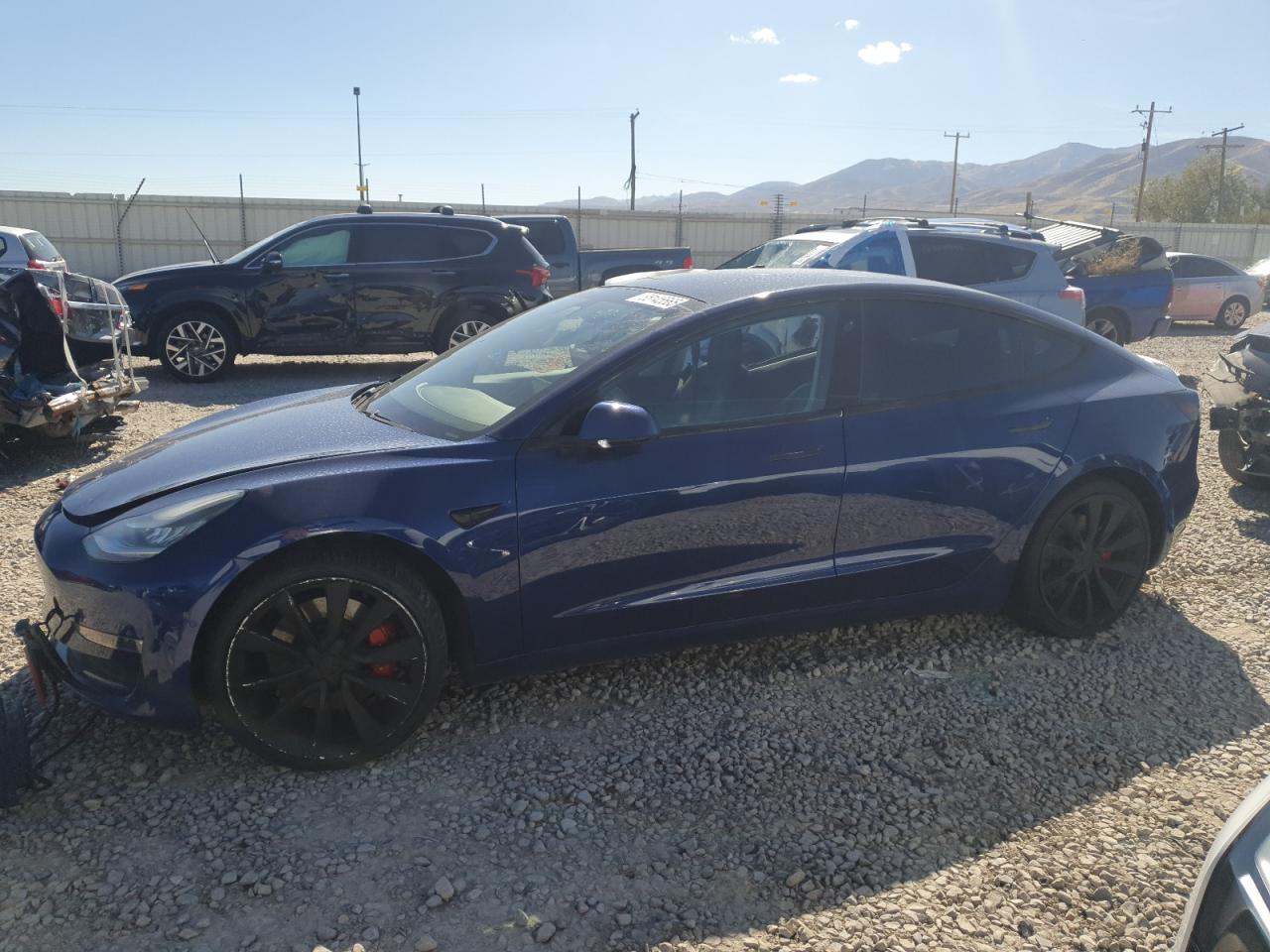 Lot #3281510700 2019 TESLA MODEL 3