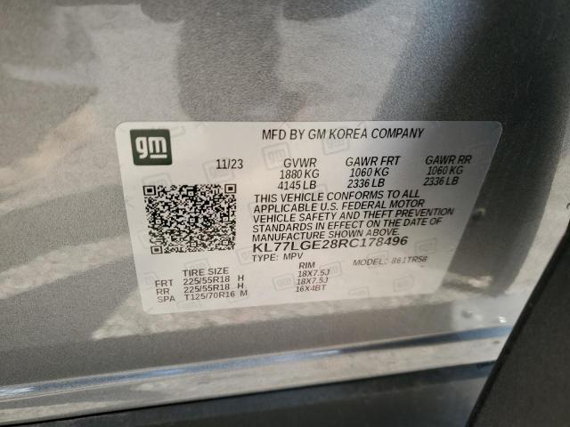 2024 CHEVROLET TRAX 1RS - KL77LGE28RC178496