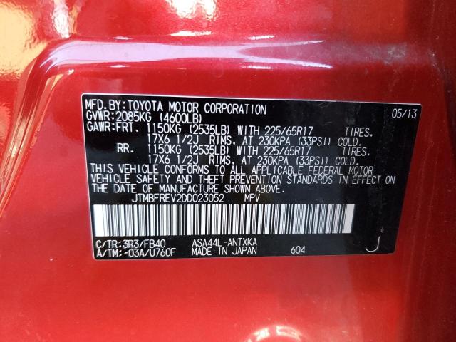 2013 TOYOTA RAV4 LE - JTMBFREV2DD023052