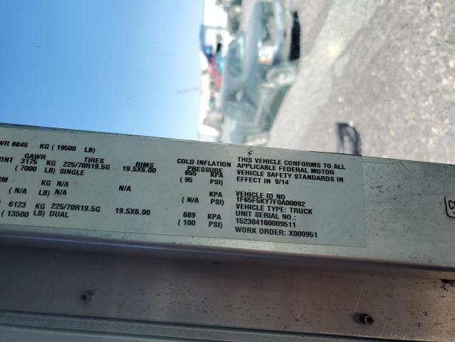 2015 FORD F59 #3315823343