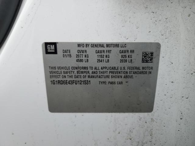 2015 CHEVROLET VOLT #3310302123