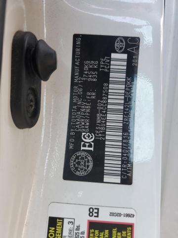 2012 TOYOTA COROLLA BA - 2T1BU4EE4CC887508