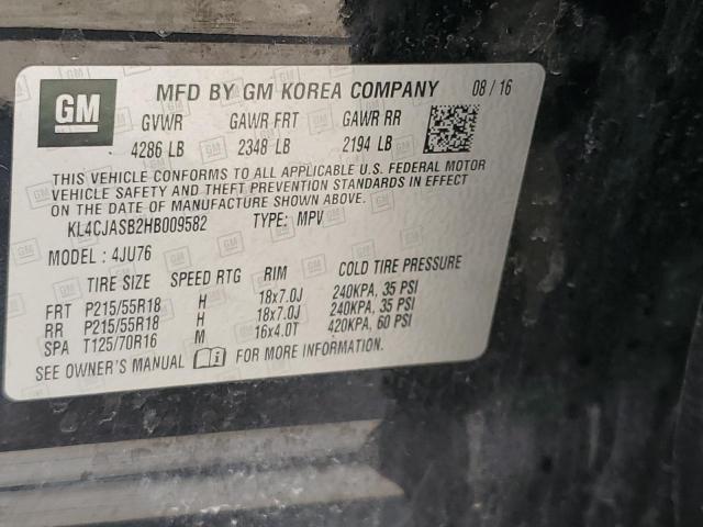 2017 BUICK ENCORE PRE KL4CJASB2HB009582