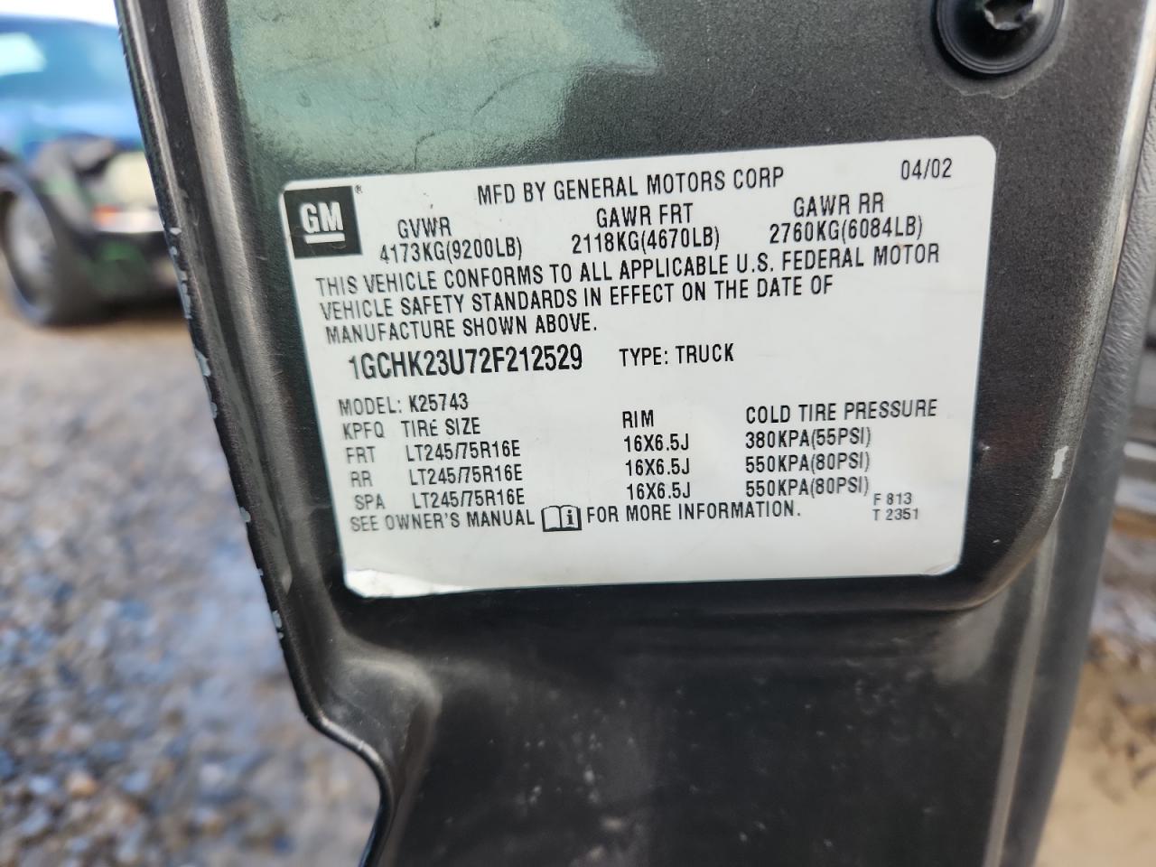 Lot #3286772885 2002 CHEVROLET SILVERADO