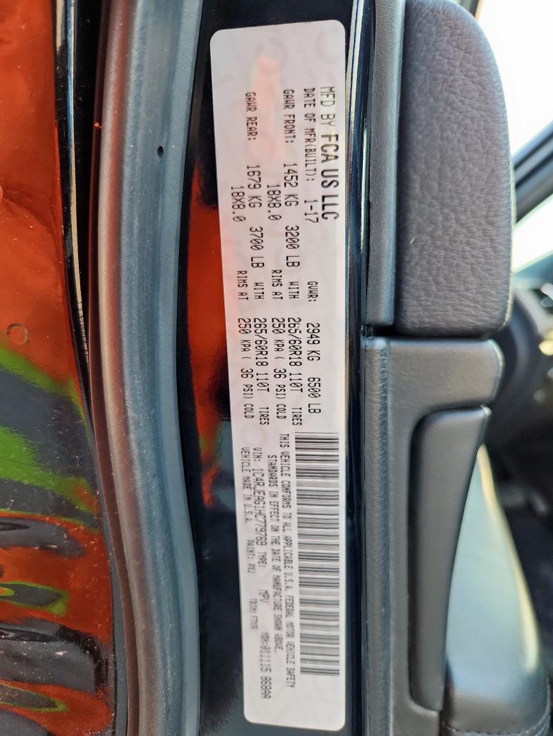 2017 JEEP GRAND CHER #3256469685