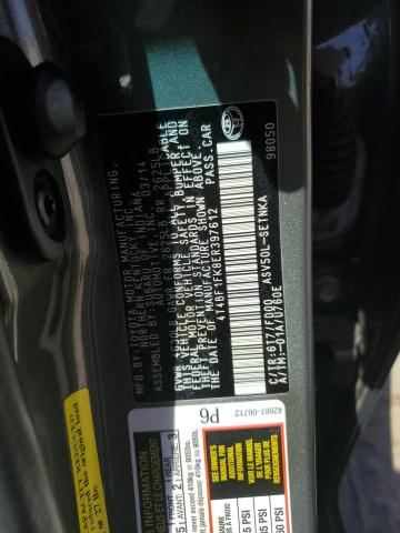 2014 TOYOTA CAMRY L #3279648937