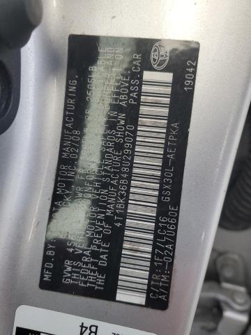 2008 TOYOTA AVALON XL #3263760142