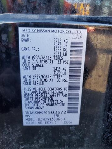 2015 INFINITI QX60 5N1AL0MM0FC503572