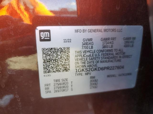 2023 GMC YUKON XL K #3296340441