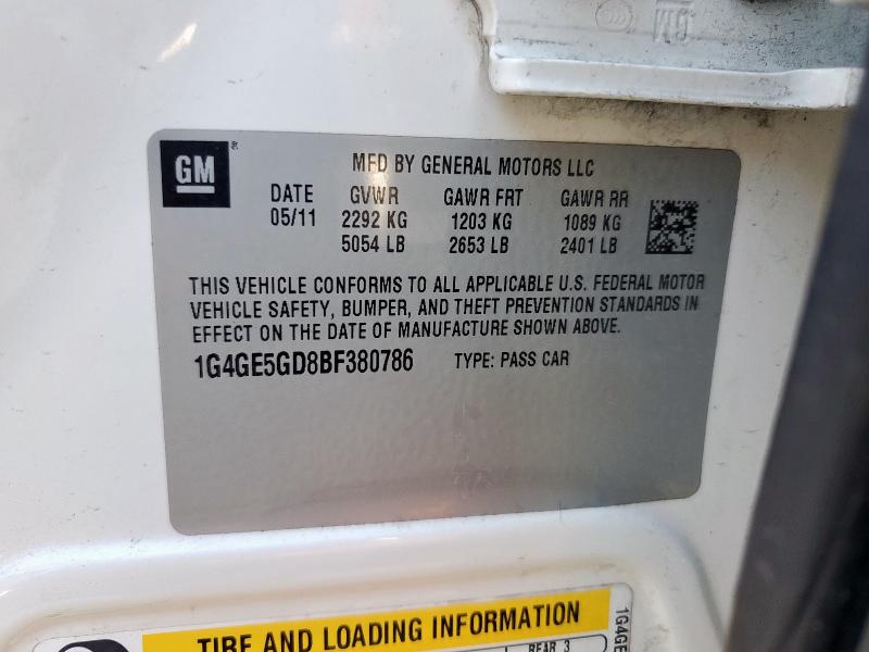 2011 BUICK LACROSSE #3304504438