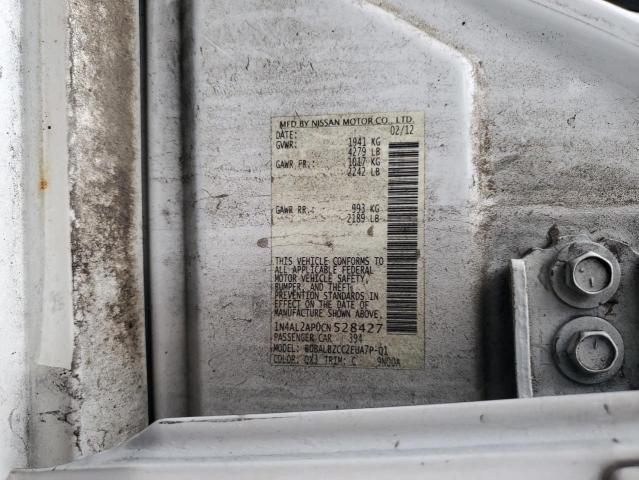 2012 NISSAN ALTIMA BAS - 1N4AL2AP0CN528427