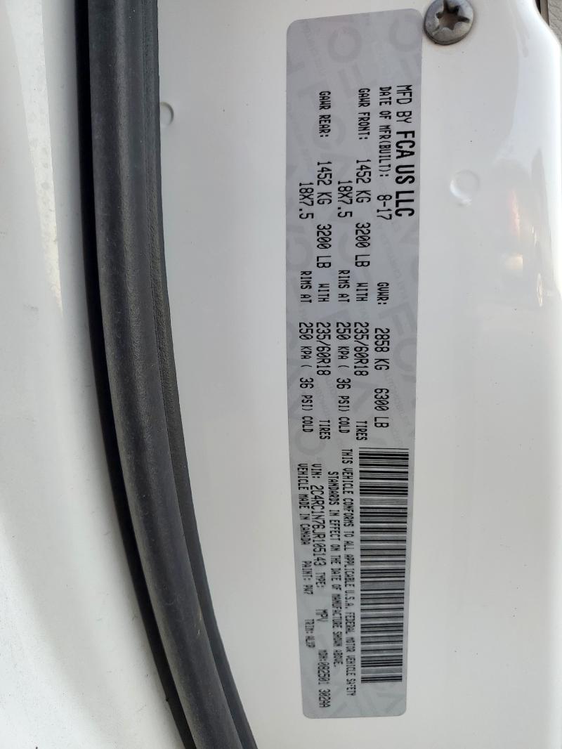 2018 CHRYSLER PACIFICA H 2C4RC1N76JR105143