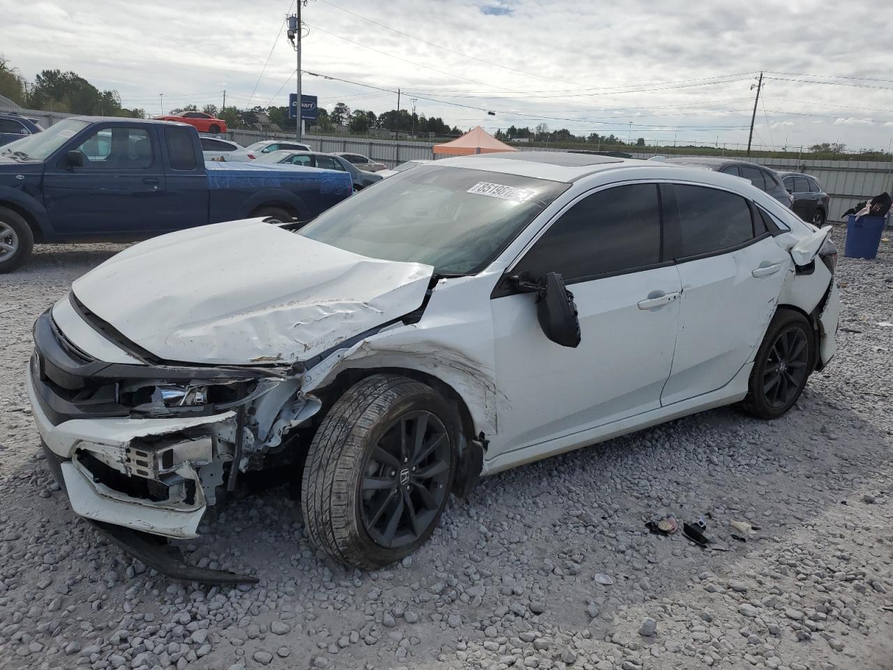 Lot #3297130504 2021 HONDA CIVIC EX