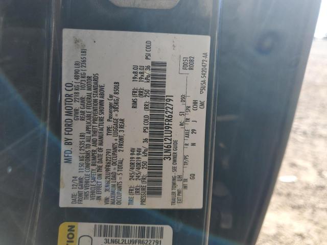 2015 LINCOLN MKZ HYBRID #3283952797