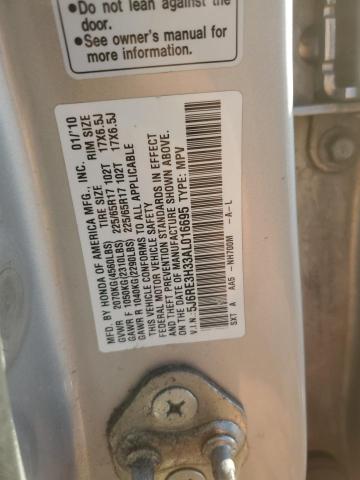 2010 HONDA CR-V LX - 5J6RE3H33AL016695