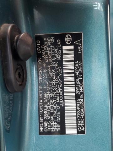 2010 TOYOTA COROLLA BA - JTDBU4EE6A9119287