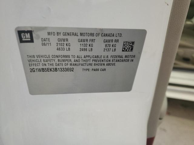 2011 CHEVROLET IMPALA LT #3308295170