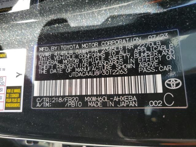 2023 TOYOTA PRIUS LE - JTDACAAU8P3012263