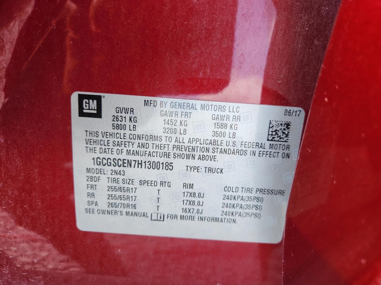 CHEVROLET COLORADO LT