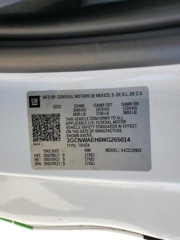 2021 CHEVROLET SILVERADO #3296516633