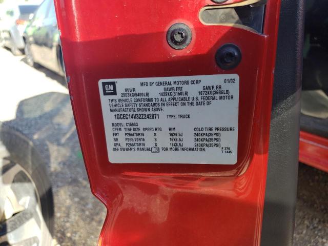 2002 CHEVROLET SILVERADO #3294289904