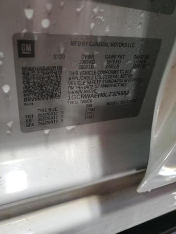 2020 CHEVROLET SILVERADO - 1GCRWAEH8LZ326882