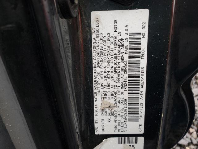2009 TOYOTA TACOMA ACC #3281526708