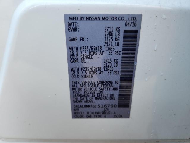 2016 INFINITI QX60 5N1AL0MM7GC516790