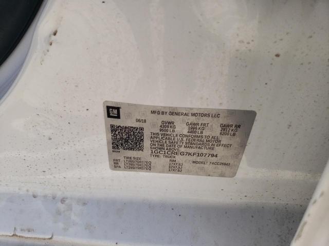 2019 CHEVROLET SILVERADO #3310413968