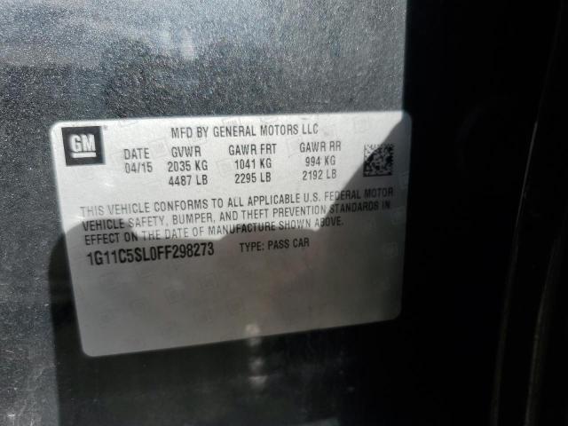 2015 CHEVROLET MALIBU 1LT 1G11C5SL0FF298273