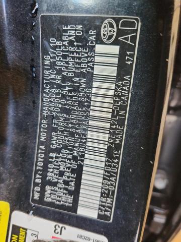 2010 TOYOTA COROLLA BA - 2T1BU4EEXAC521730