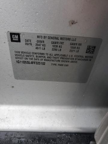 2015 CHEVROLET MALIBU 2LT - 1G11D5SL4FF325102