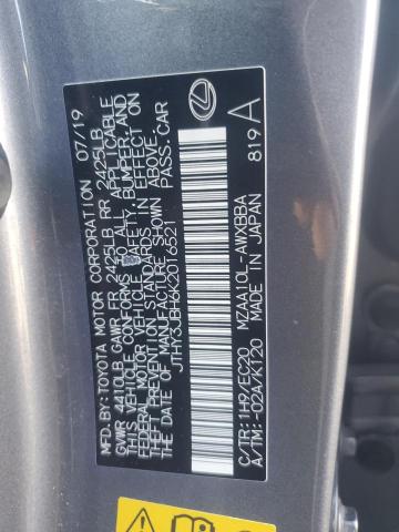 2019 LEXUS UX 200 JTHY3JBH6K2016521