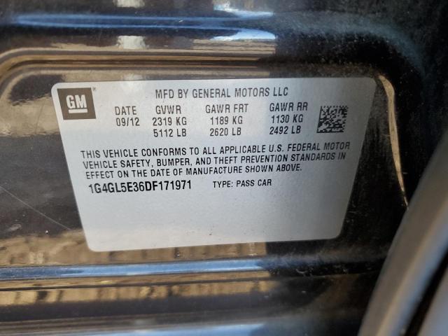 2013 BUICK LACROSSE - 1G4GL5E36DF171971