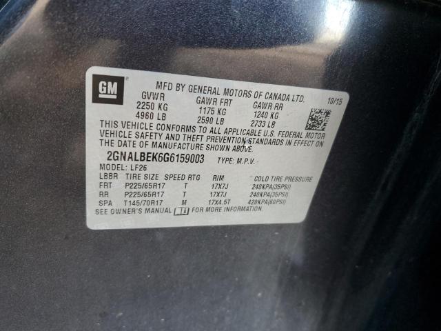 2016 CHEVROLET EQUINOX LS #3290413758