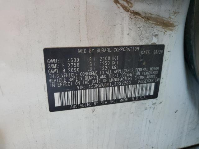 2020 SUBARU LEGACY PREMIUM #3302746026