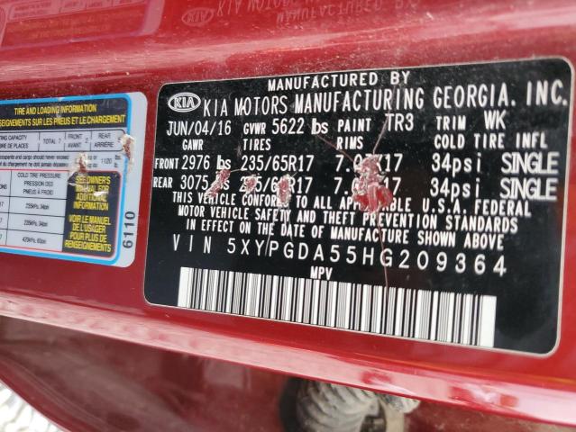 2017 KIA SORENTO LX #3282337262