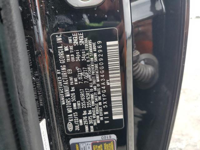 2016 KIA SORENTO LX - 5XYPG4A34GG092969