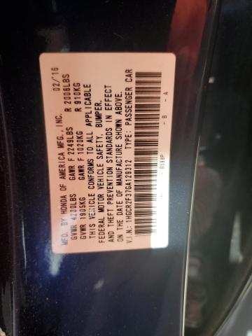 2016 HONDA ACCORD LX #3297115508