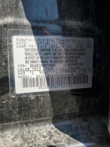 2019 NISSAN SENTRA S - 3N1AB7AP6KY234657