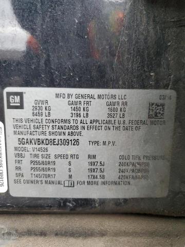 2014 BUICK ENCLAVE #3285812649