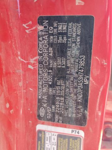 2017 KIA SOUL + KNDJP3A53H7479853