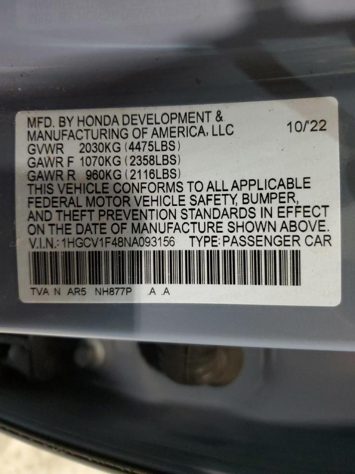 HONDA ACCORD SPORT SE