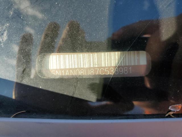 2007 NISSAN XTERRA OFF #3301832332