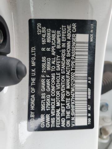 2021 HONDA CIVIC SPOR #3294627045